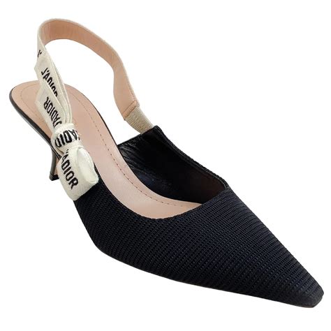 dior slingback leather|dior slingback technical fabric.